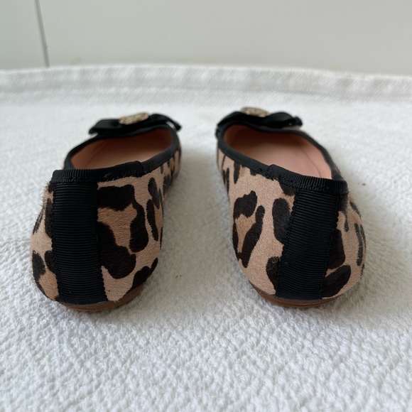 Kate Spade New York Fontana Too Ponyhair Leopard Print Ballet Flats - Picture 2 of 7